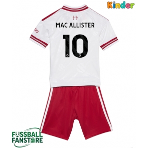 Liverpool Alexis Mac Allister #10 Replik Auswärtstrikot Kinder 2026-27 Kurzarm (+ Kurze Hosen)